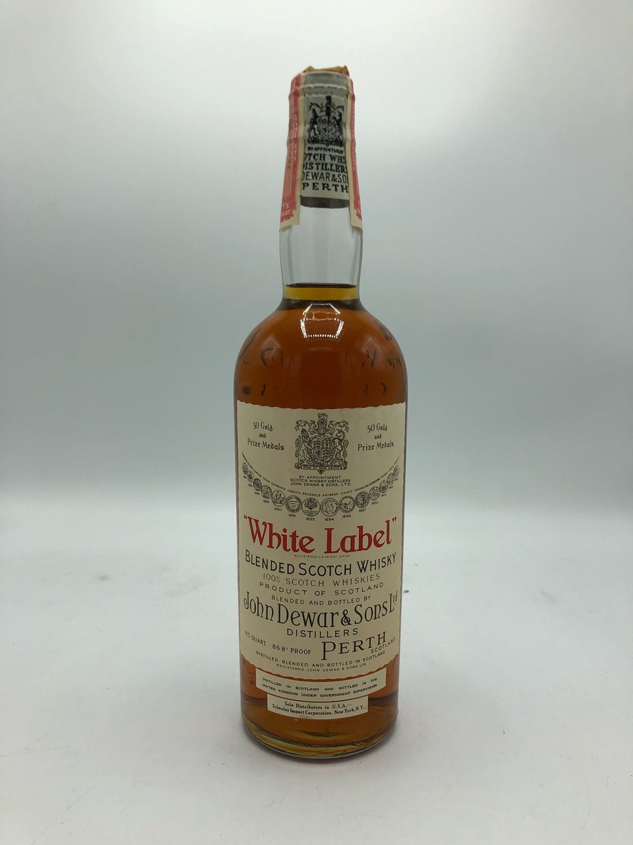 John Dewar & Sons White Label circa late 1930's – Hard to Find Wines