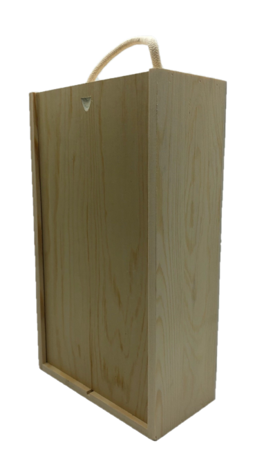 2-Bottle Wooden Gift Box