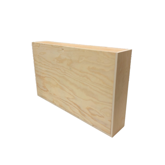 Large flat best sale wooden box